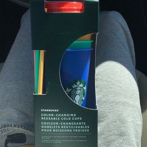 Brand new Starbucks color changing cups